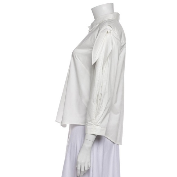 NWT Tanya Taylor Kinsley Puff-Sleeve Button Down Shirt - Picture 5 of 13